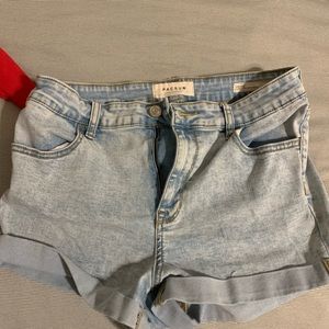 pacsun light wash shorts